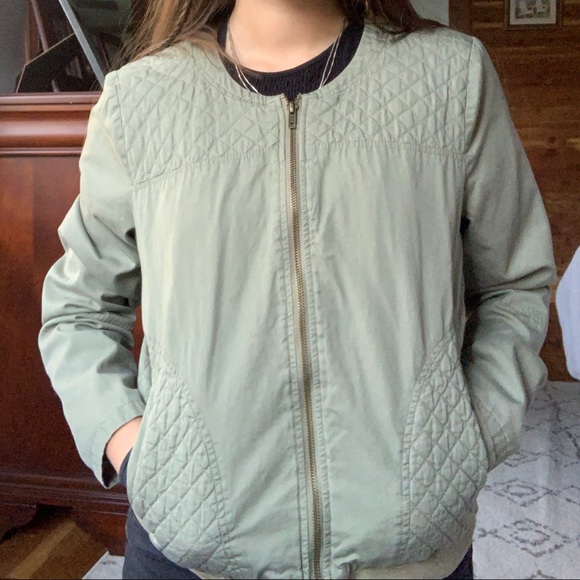 Olive green bomber jacket - Picture 5 of 5